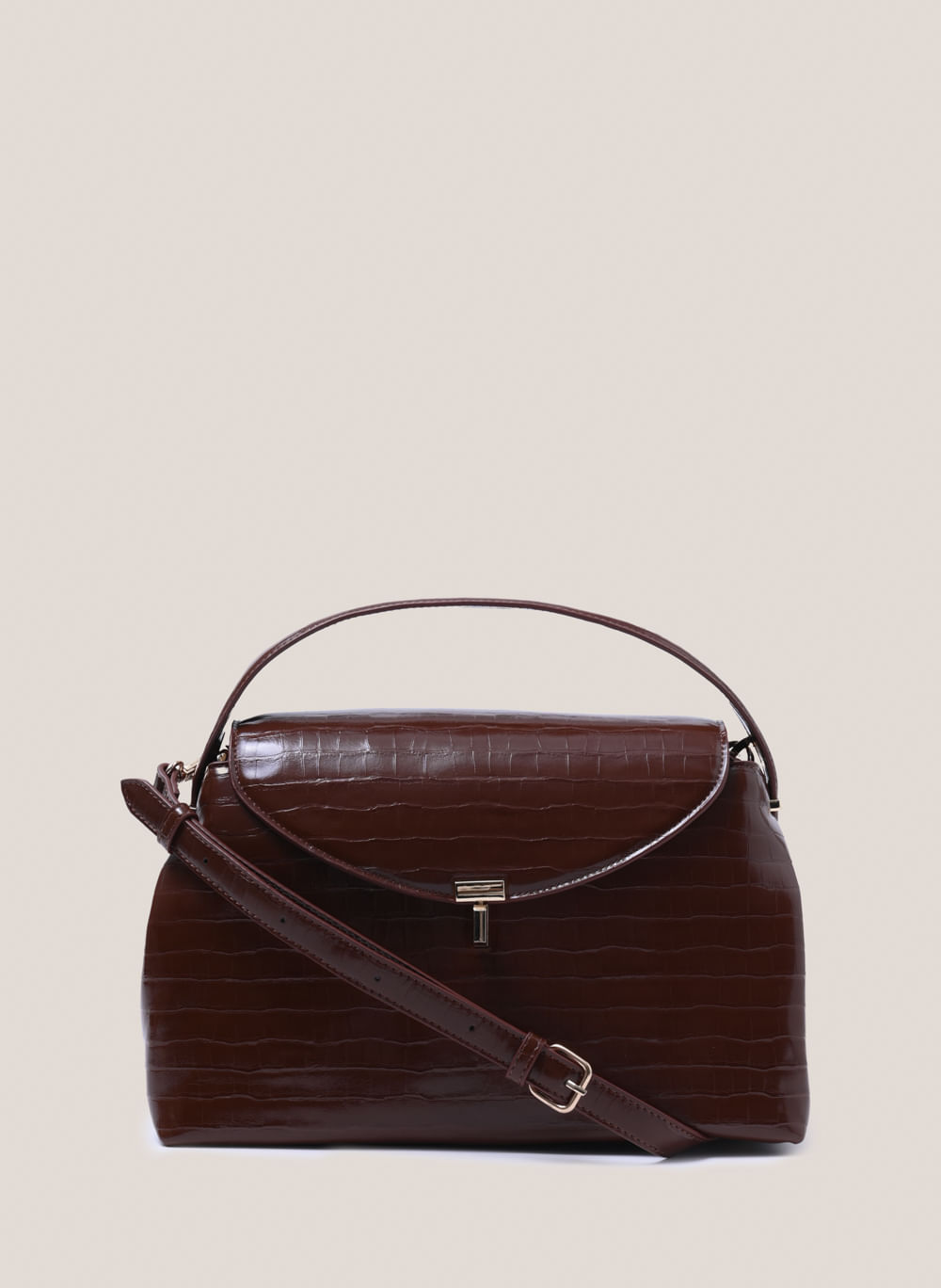 Bolsa de Croco Dudalina Feminina