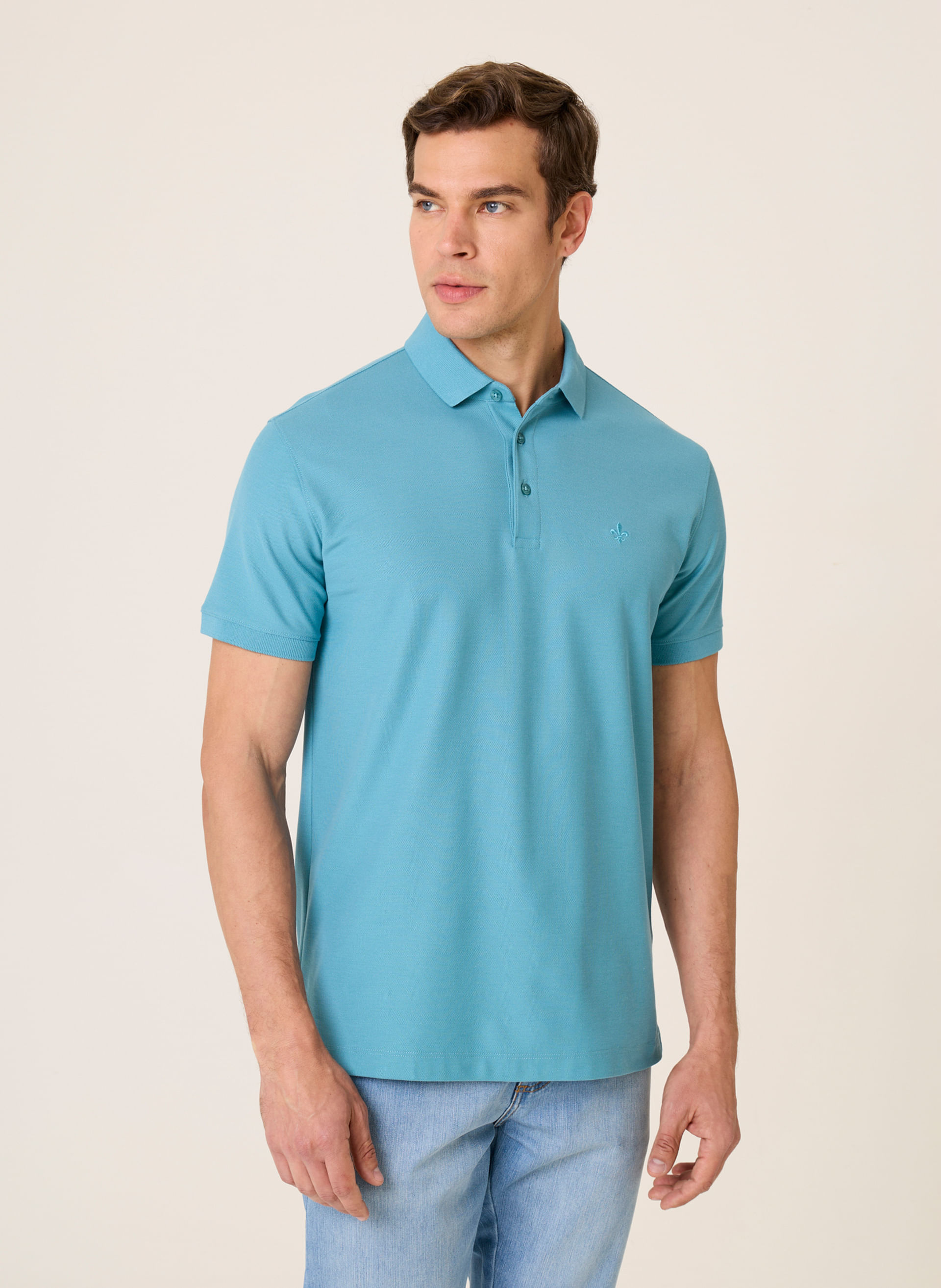 Polo Regular Fit Pima Essentials Dudalina Masculina