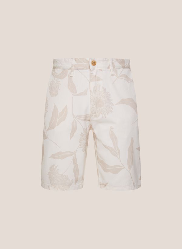 Bermuda Slim Fit Chino Estampada Dudalina Masculina 38