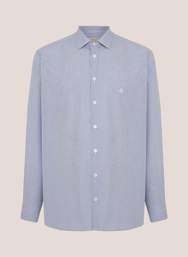 Camisa Comfort Fit Listrada Dudalina Masculina 42