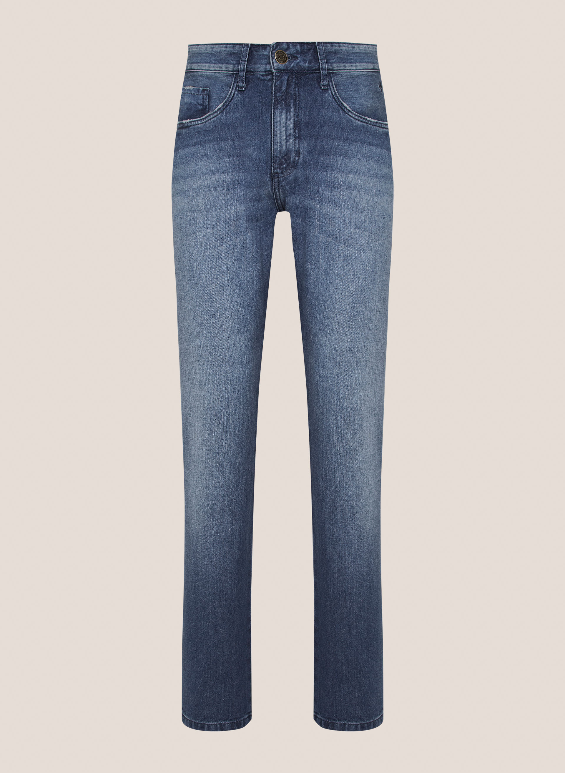 Calça Jeans Right Fit Clássica Dudalina Masculina