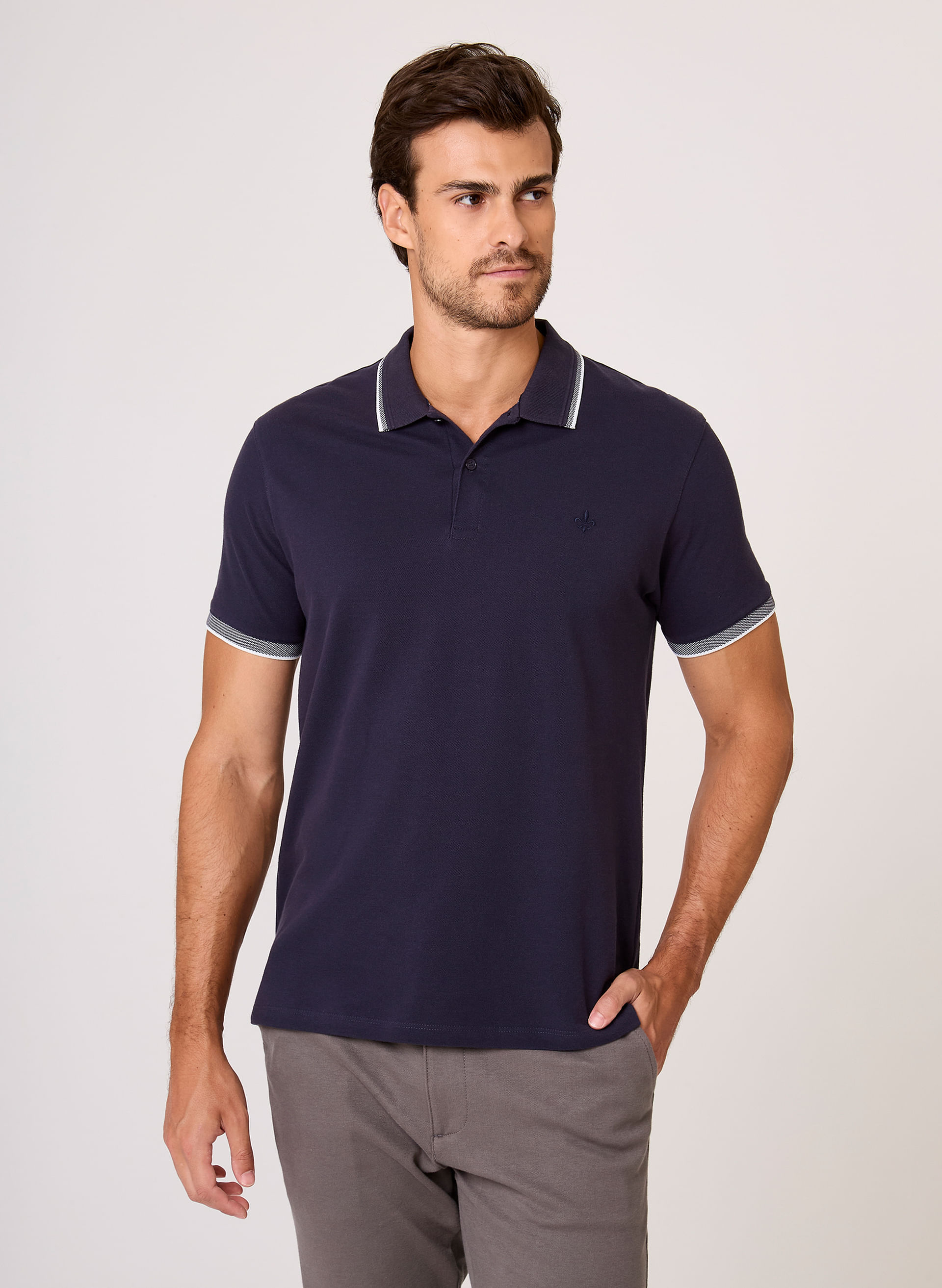 Polo Frisos Binados Dudalina Masculina