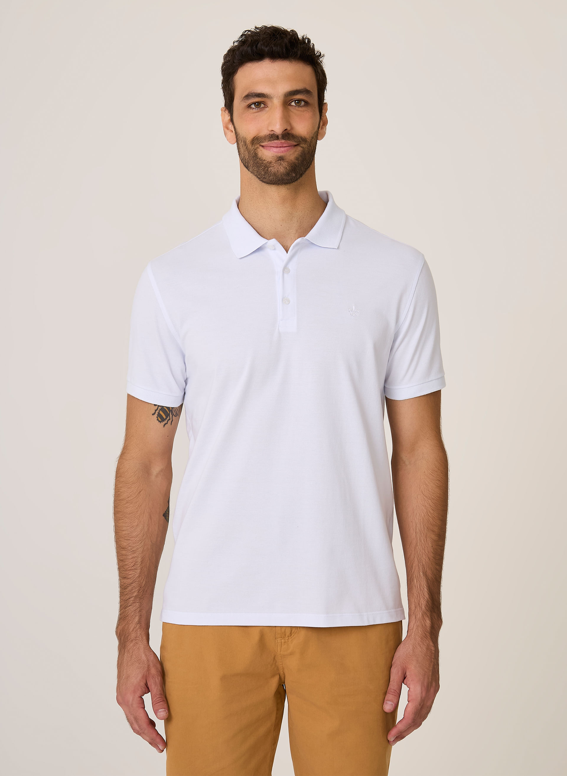 Polo Essentials Algodão Extra Mescla Dudalina Masculina