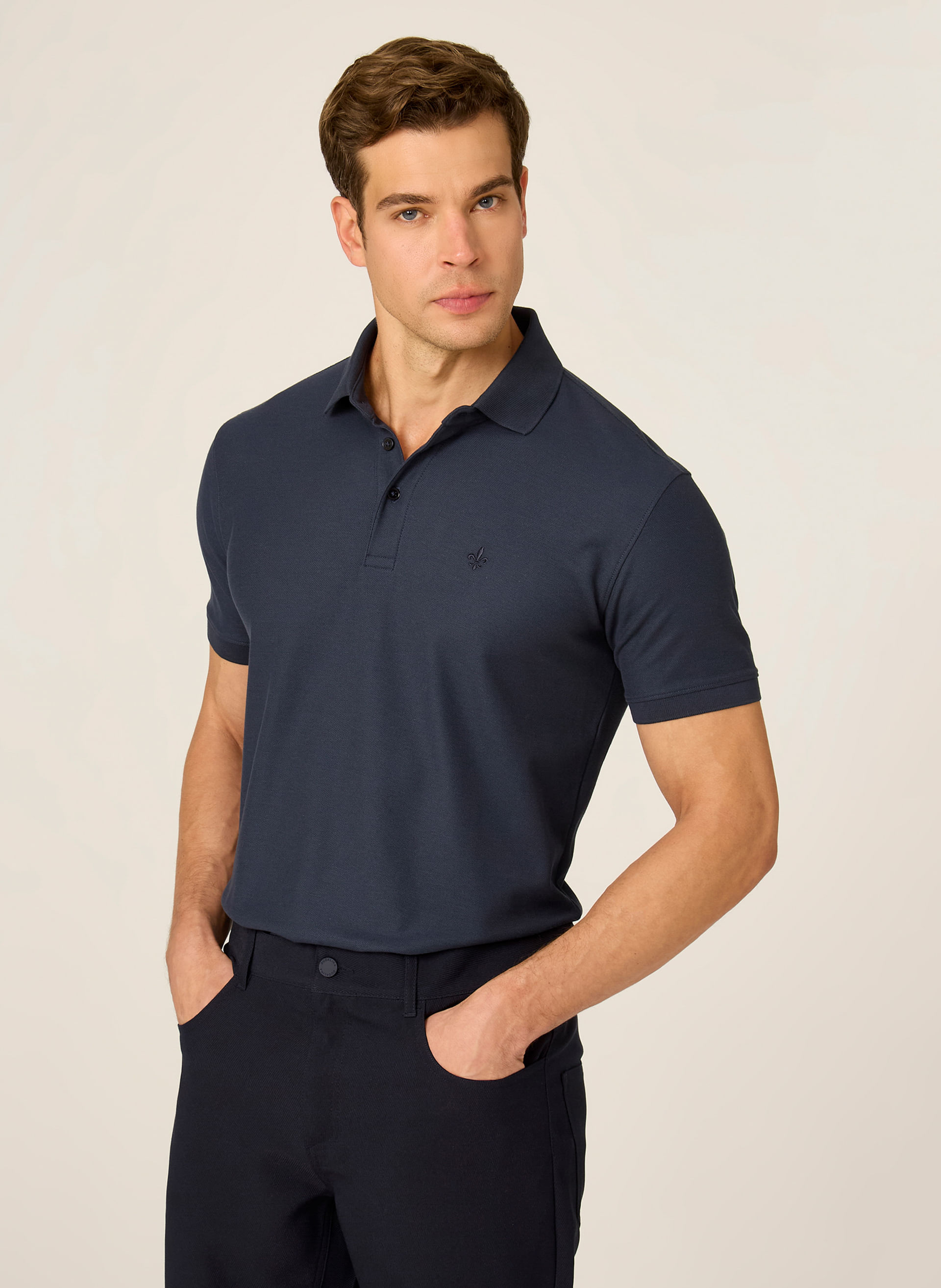 Polo Lisa Pima Essentials Dudalina Masculina