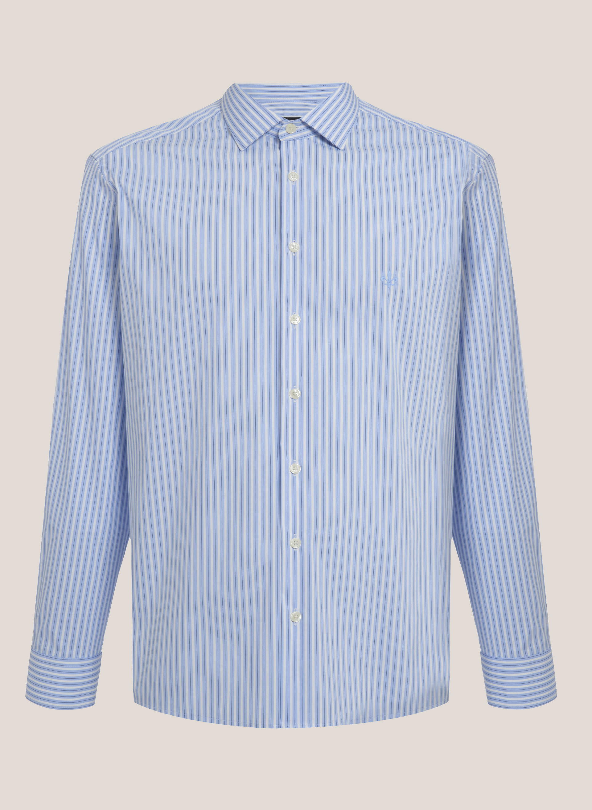 Camisa Slim Fit Performance Listrada Dudalina Masculina