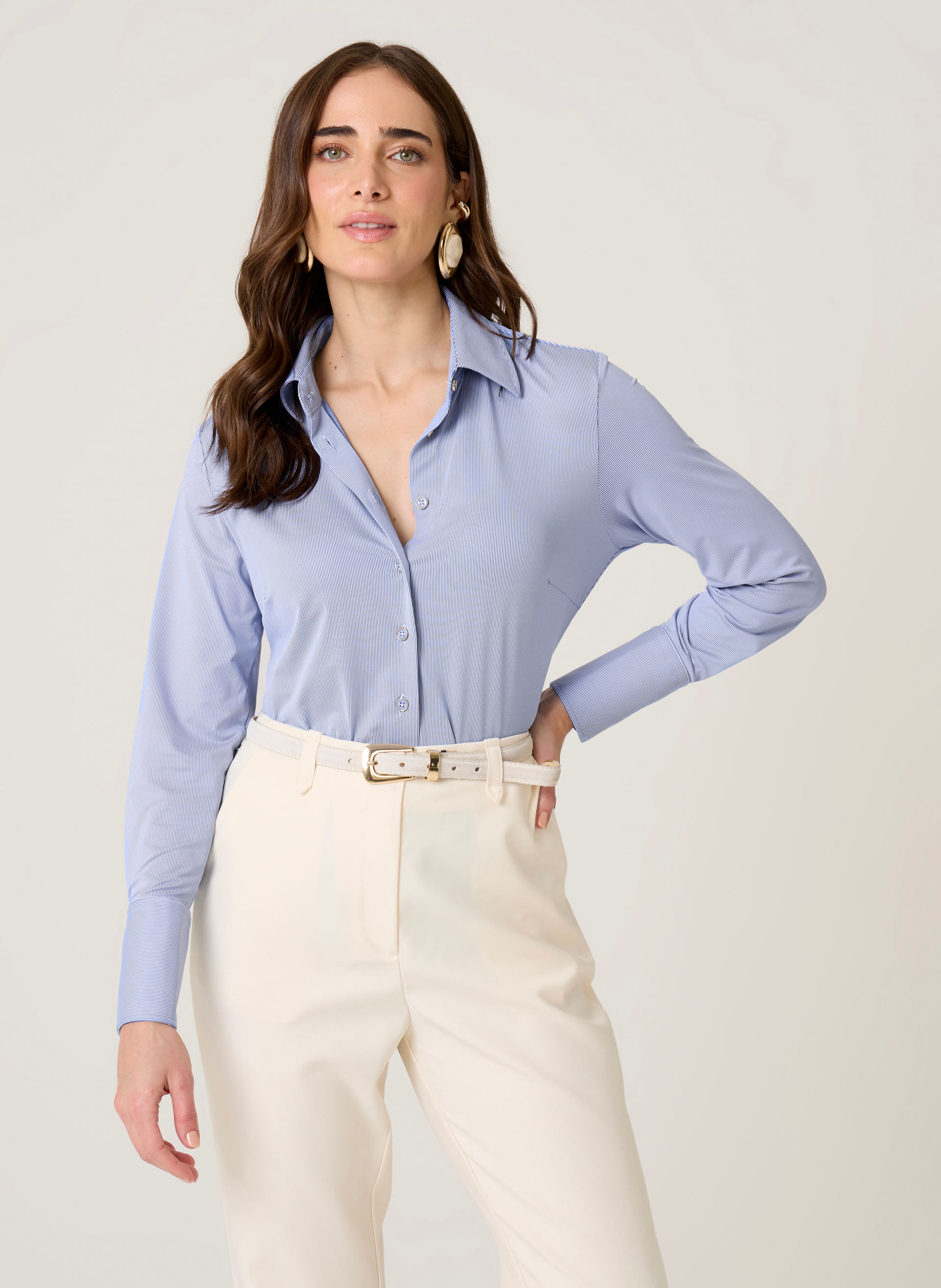 Camisa Regular Fit Perfomance Dudalina Feminina